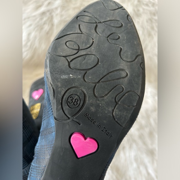 Le Babe Italian Leather and suede booties size US 8 EUR 38 - Picture 6 of 6